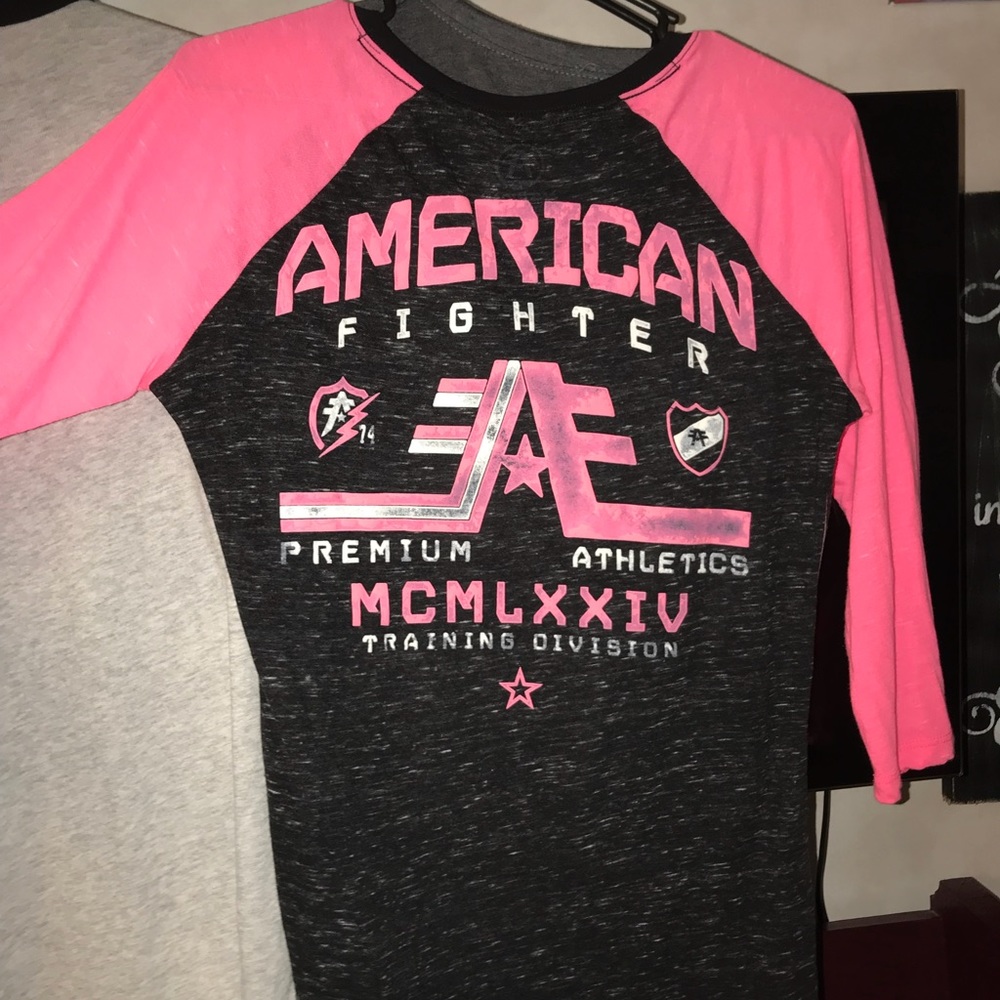 American Fighter 3/4 sleeve shirt